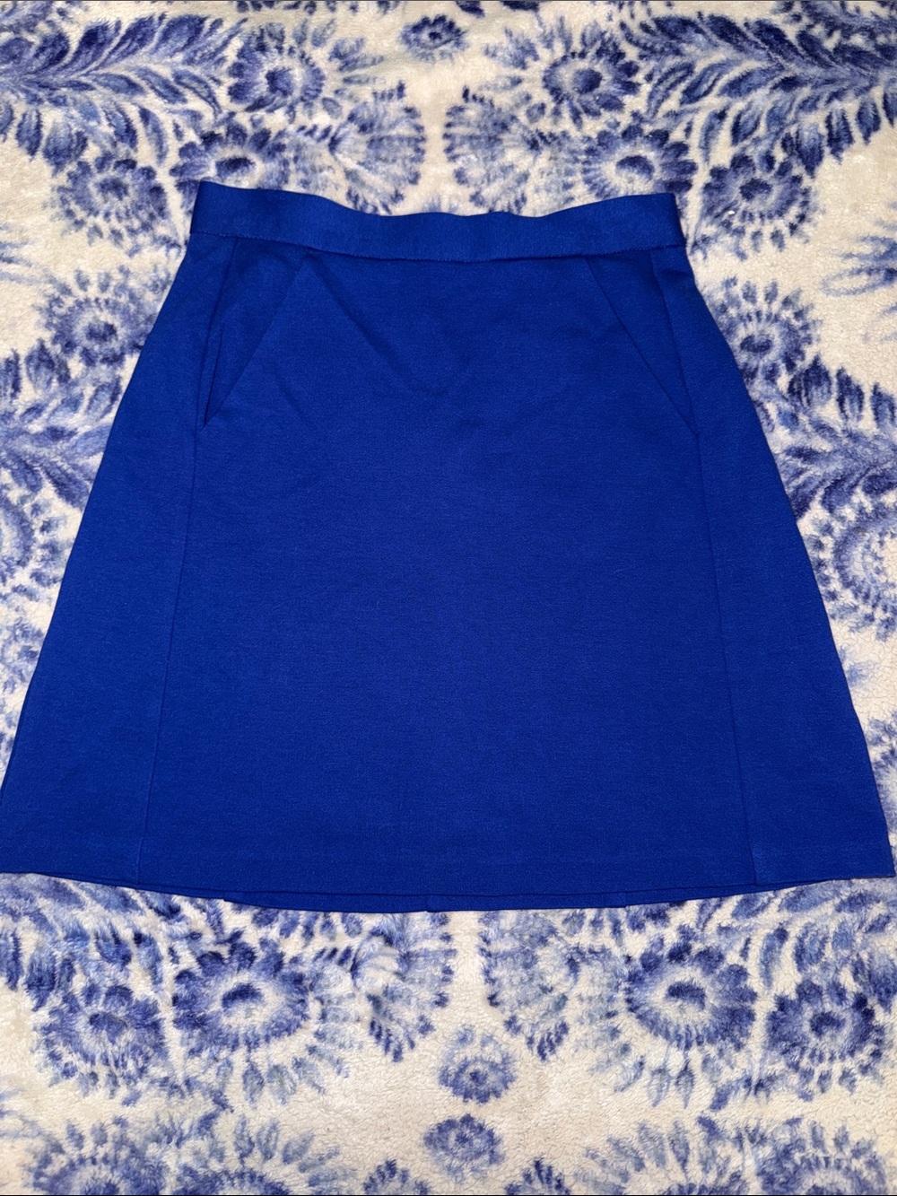 Hutch Royal Blue A-Line Skirt